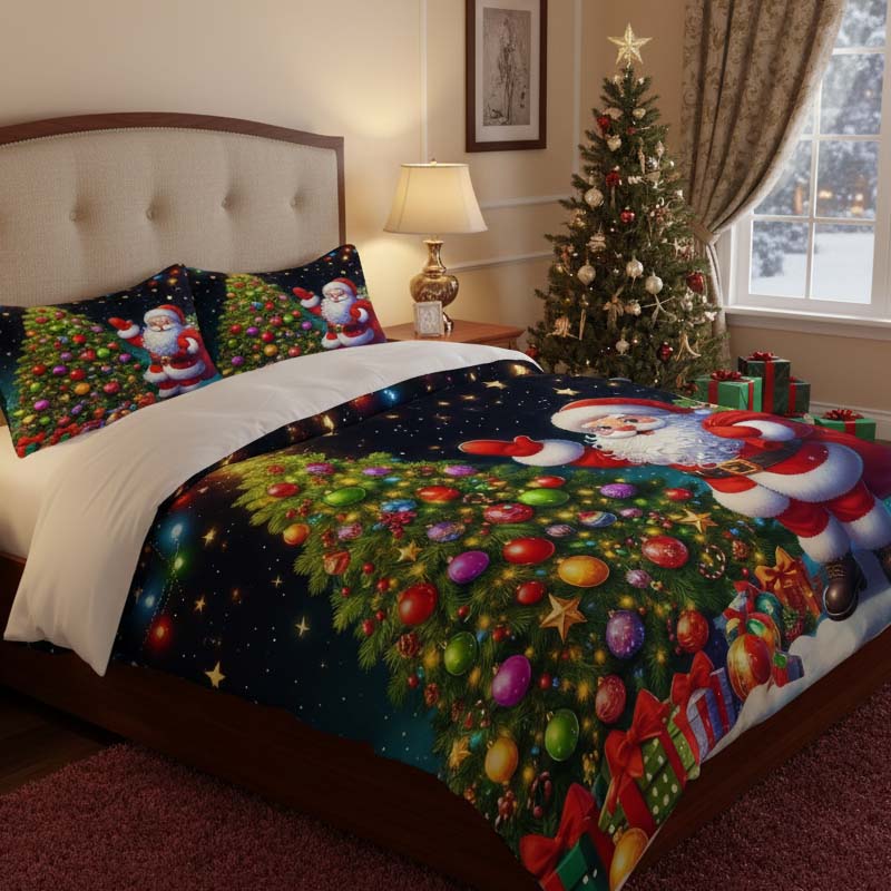 Soft Christmas Duvet Cover 3-Piece Set