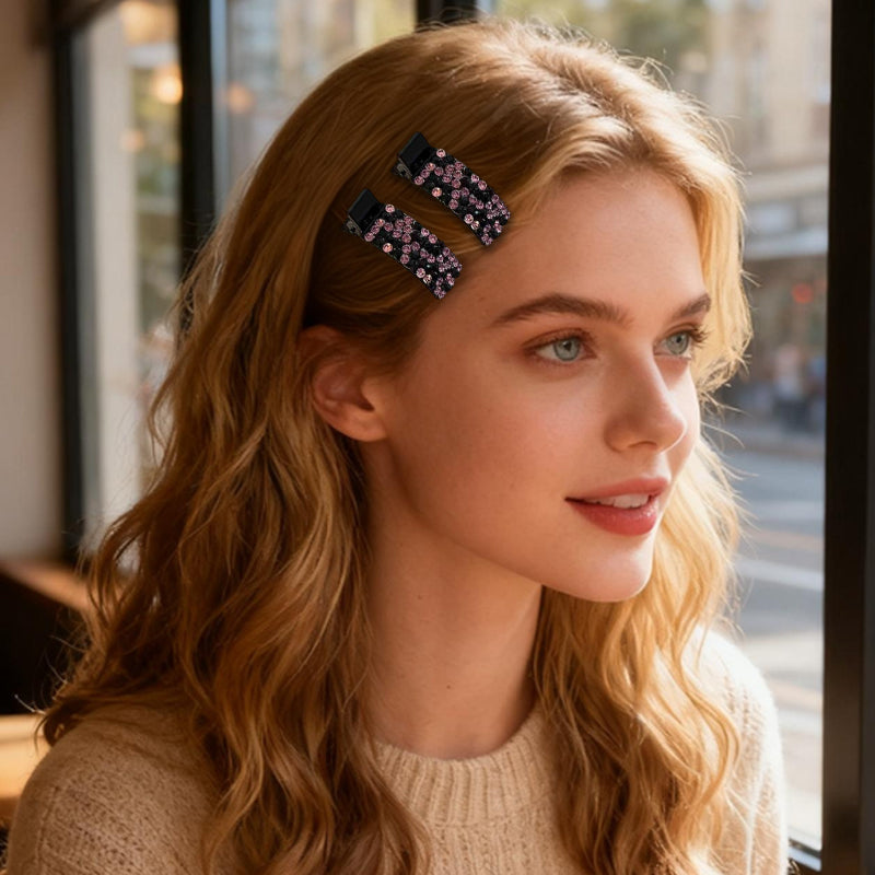 💕Last Day 50% OFF💕Rhinestone Hair Clip for Bangs
