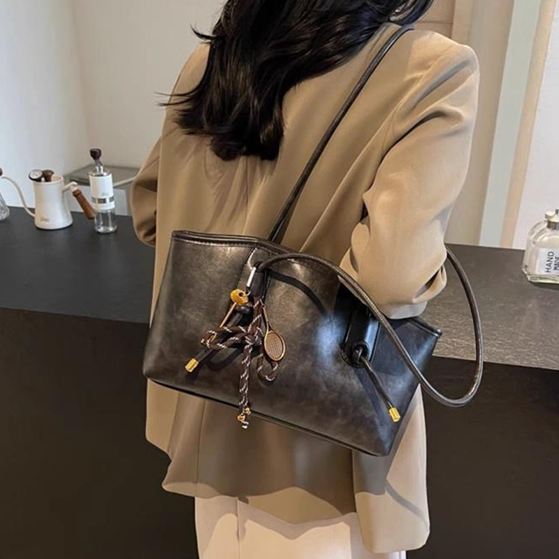 🔥 Y2K Vintage Vibe | PU Leather Shoulder Bag | Daily Essential 📸【2026 New Arrival】