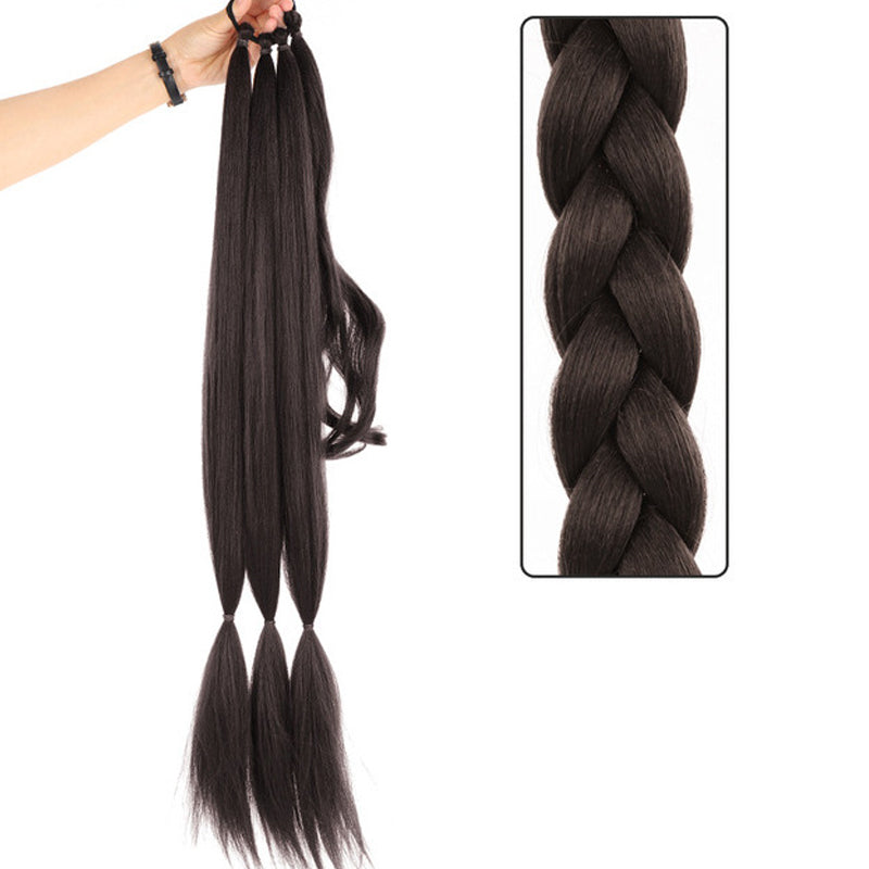 Lightweight Long Braided Ponytail Extension for Women