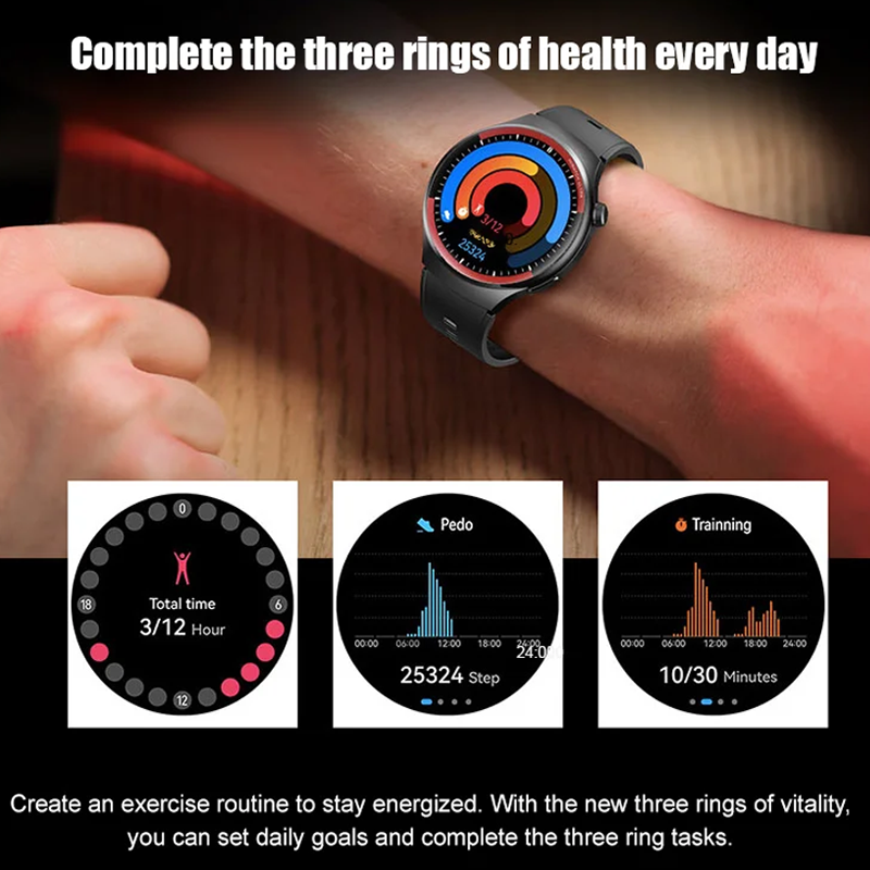 Bluetooth Smart Health Monitoring Watch（50% OFF）