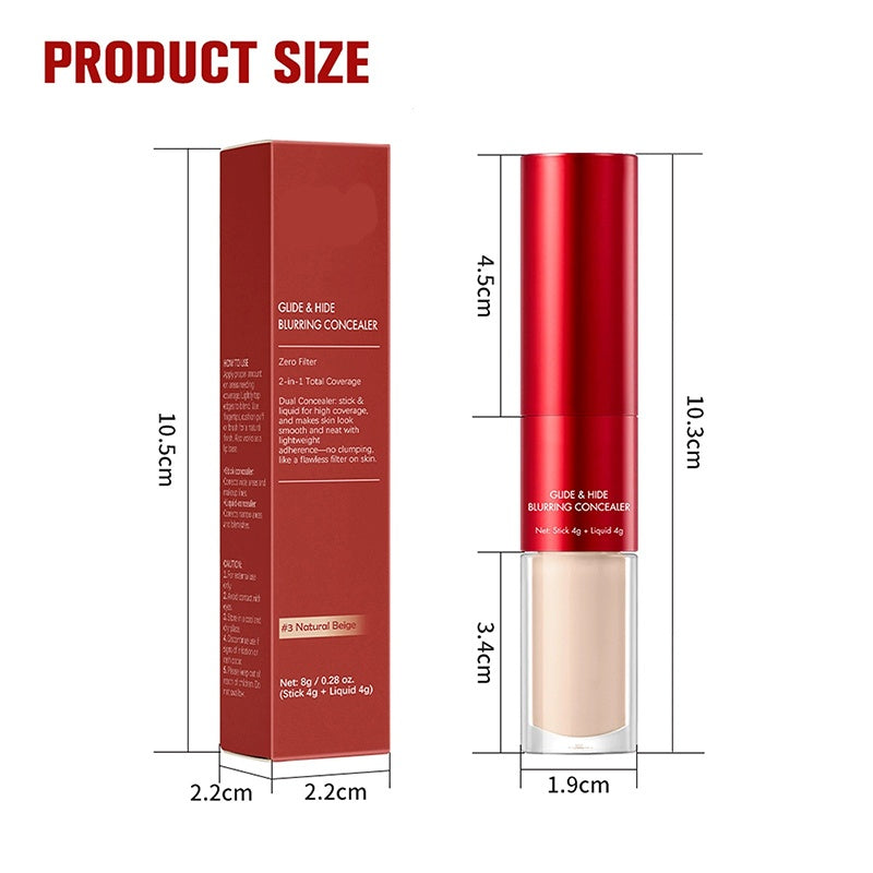 ✨Buy 1 Get 1 Free✨Dual-Ended Long-Lasting Lightweight Concealer