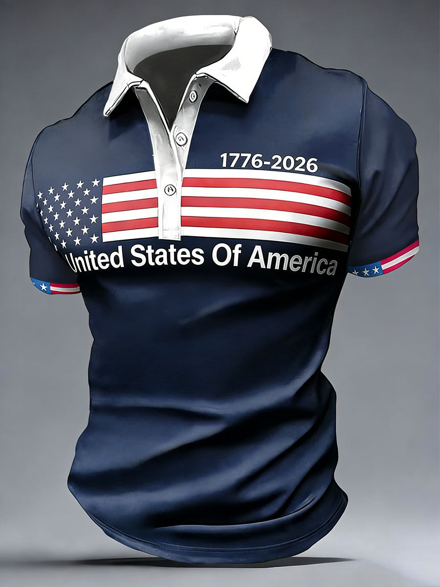 Men's United States Of America 1776-2026 Tops