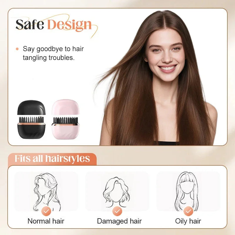 ⚡🔥Mini Electric Cordless Hair Straightener