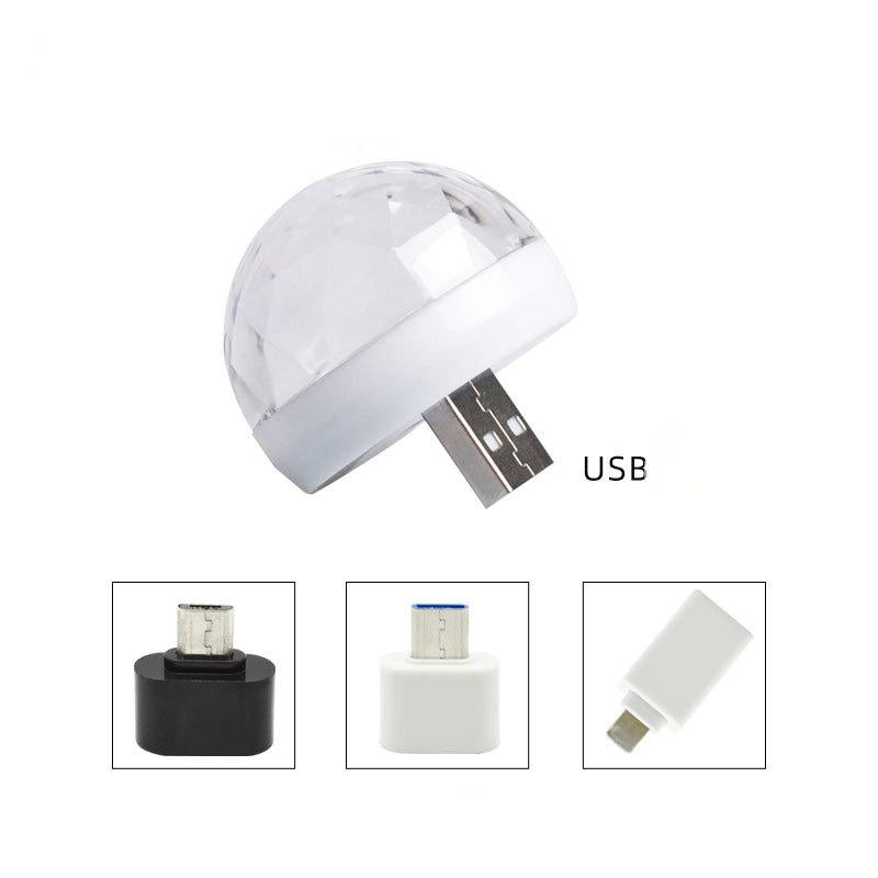 🔥Limited time 50%off🔥Portable USB RGB Effect Party Light🌟🌈