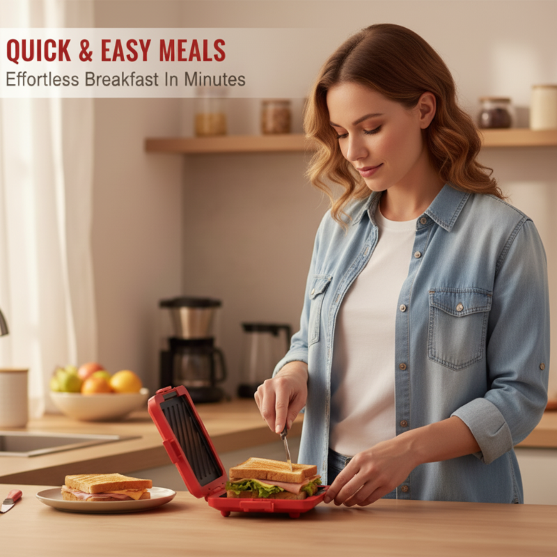 🔥2026 New Arrivals: 52% Off for a Limited Time!🔥Microwave Toaster & Sandwich Maker For Fast Cooking