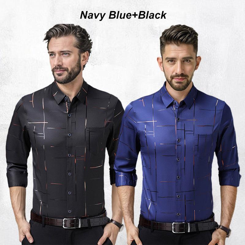 🔥 2026 Best-Seller | Men's Ultra-Thin Non-Iron Shirt | Loved by 10K+ ❤️【50% OFF】