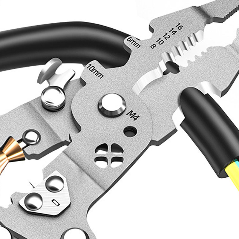 🔥Last day of the limited-time 50% off sale🔥👷‍♂️Multifunctional Foldable Wire Stripping Scissors with Electrical Test👷‍♂️