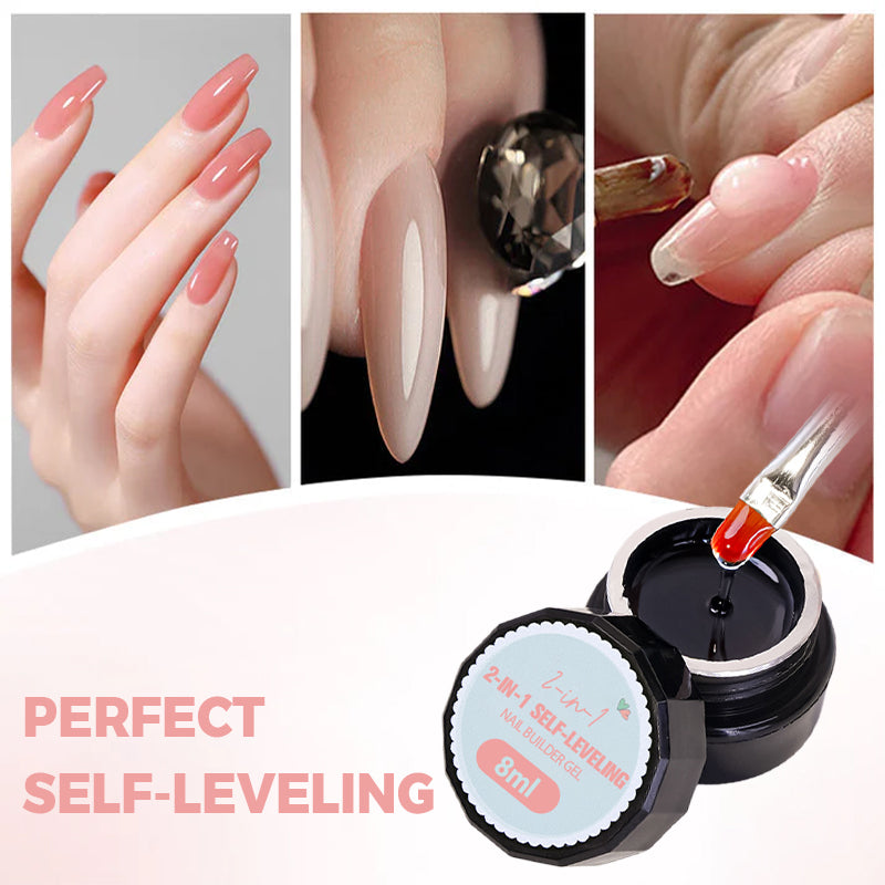 🔥Hot Sale $9.99🔥2-in-1 Self-Leveling Nail Builder Gel (50% OFF)