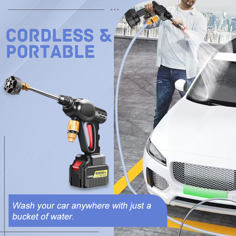 🎁 50% OFF NOW! 💦🚗 Portable High-Pressure Car Washer – 300W Motor, Multi-Purpose Use & Compact Storage Design for Outdoor Cleaning 🔧