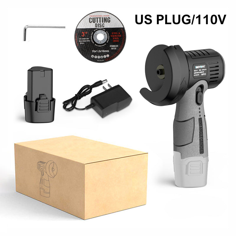 ⚙️ 50% OFF NOW! ✨ 12V Mini Angle Grinder - Compact & Powerful for DIY Projects, Includes Cutting Disc and Safety Guard 🛠️📦