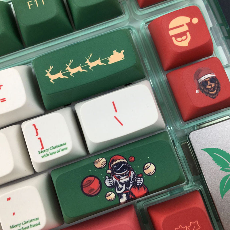 ACGAM Christmas PBT XDA Profile Keycap Set 136 Keys