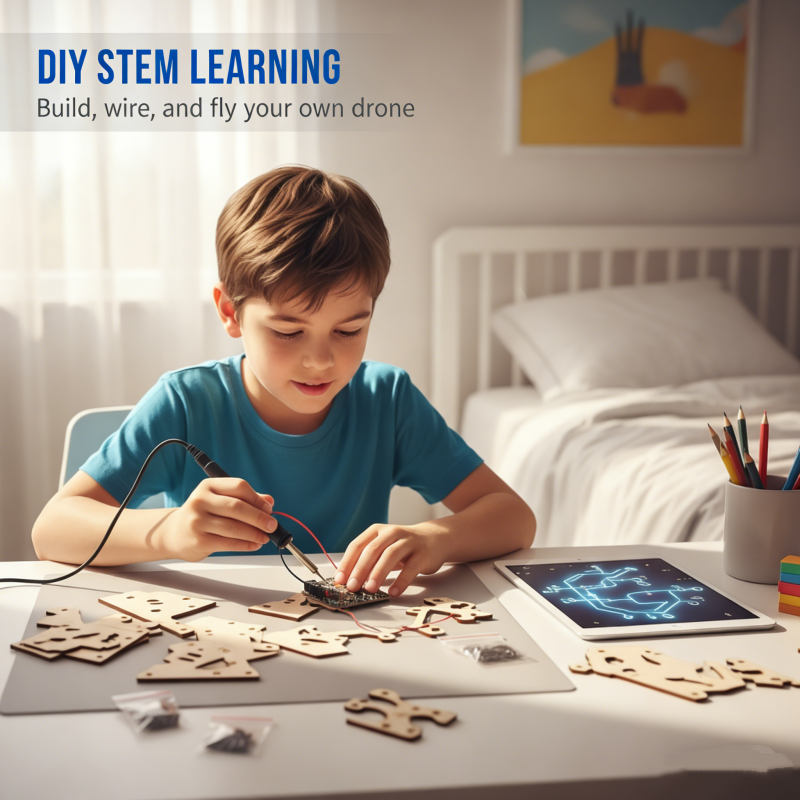 Build Your Own Drone! Kids Love This DIY Wooden Kit 🚁