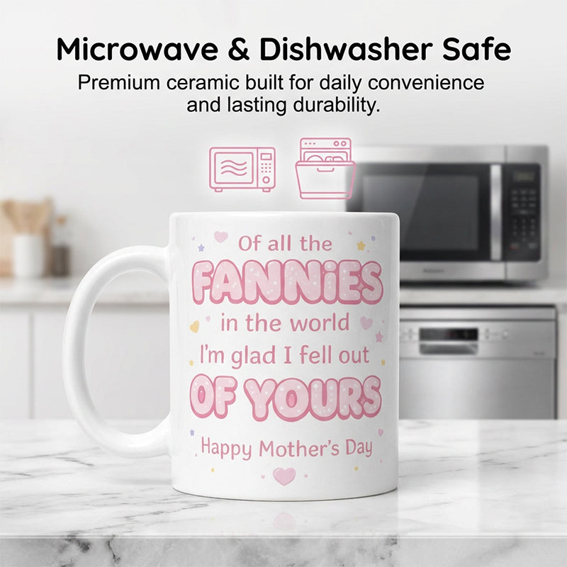 ☕ 50% OFF NOW! 💝 Funny Mother's Day Mug for Mom – 11oz Ceramic, Humorous Message & Dishwasher Safe 🎁