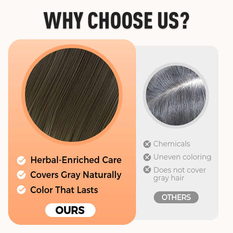 💆‍♀️🌿Plant Extract Hair Dye for Gray Hair（50% OFF）