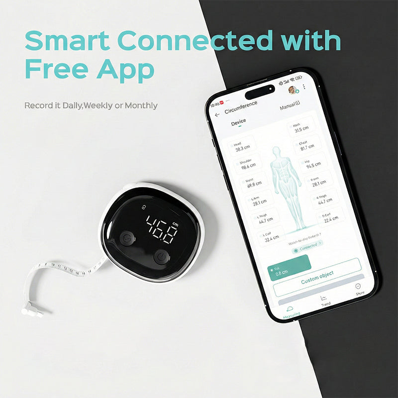 Smart Bluetooth Measuring Tape with App Sync