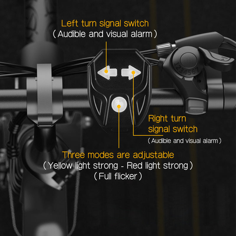 🚴 50% OFF NOW! 🔦 Bicycle Wireless Remote Control Turning Tail Light – Auto Brake Sensor, 30+ Light Modes & USB Rechargeable ⚡