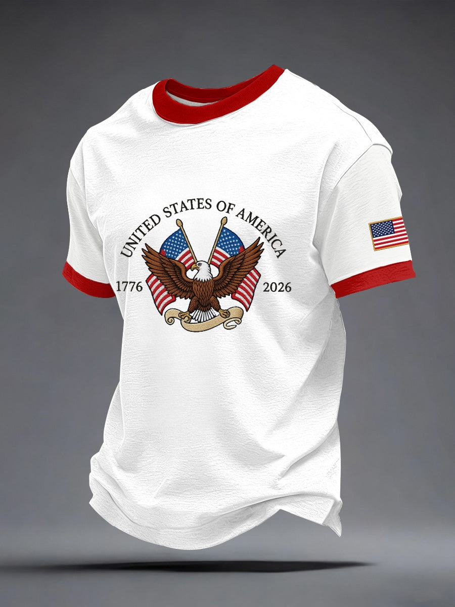 Men's America 1776-2026 Print T-Shirt