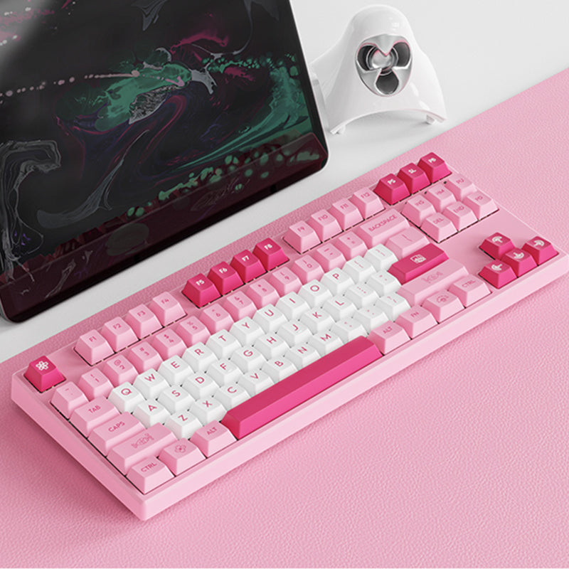 ACGAM 6087 Pink TKL Mechanical Keyboard