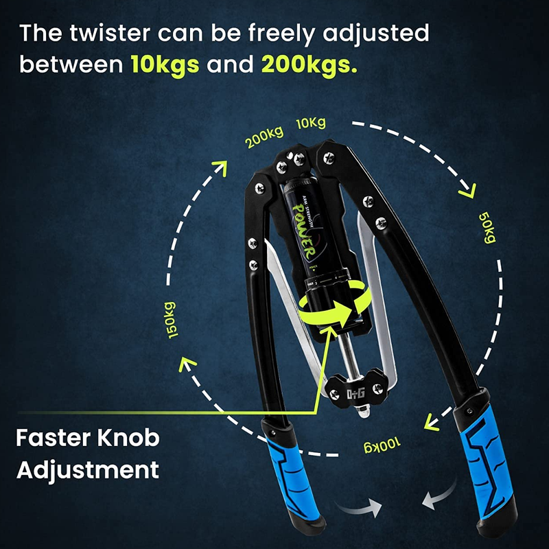 💎 50% OFF! 💎 Adjustable Hydraulic Power Twister – 22–440 lbs Resistance, Smart Rep Counter & US Safety Certified 💪🔧
