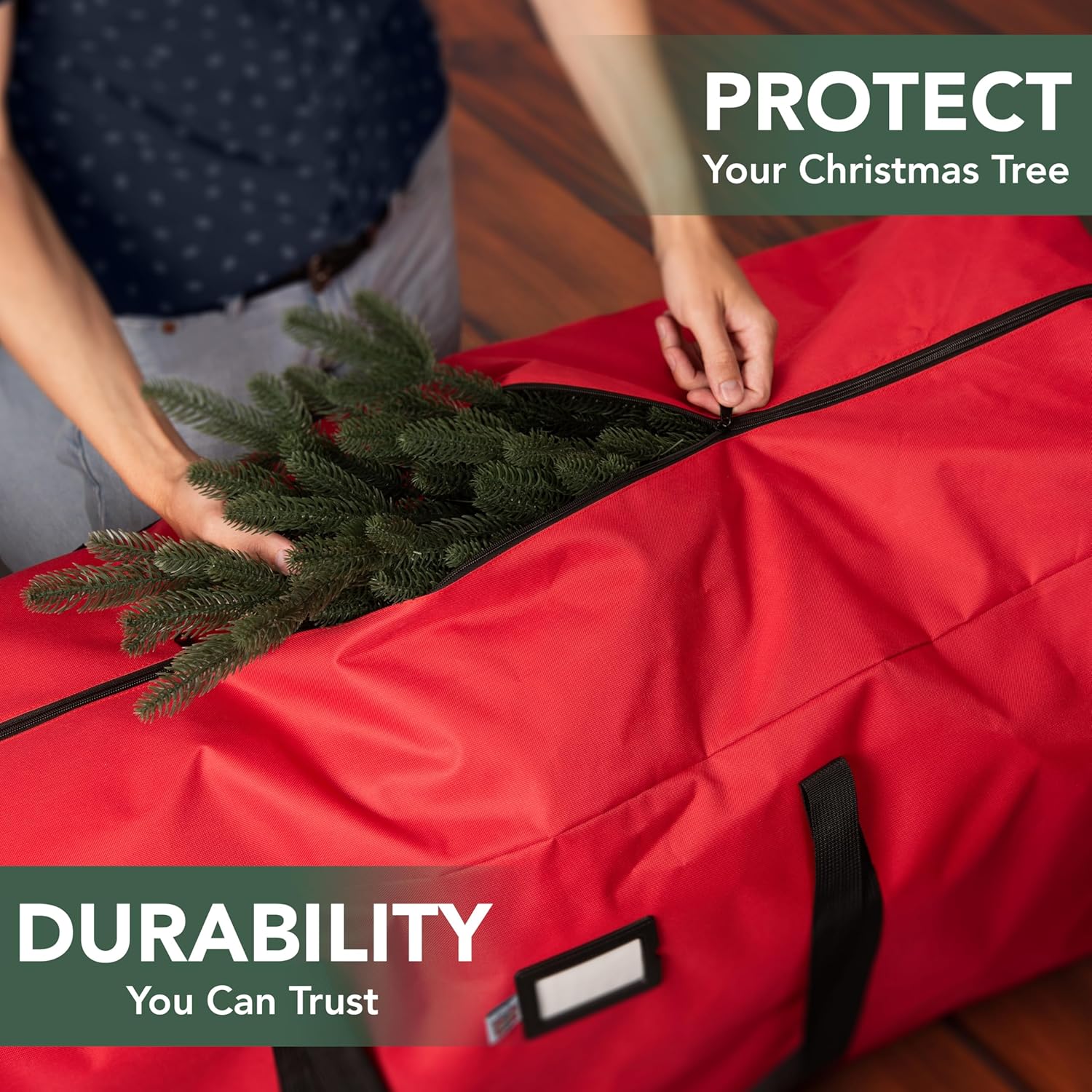🎄 60% OFF NOW ! 🎅 Christmas Tree Durable Waterproof Storage Bag – Easy to Carry, Protects from Dust & Moisture 🎁