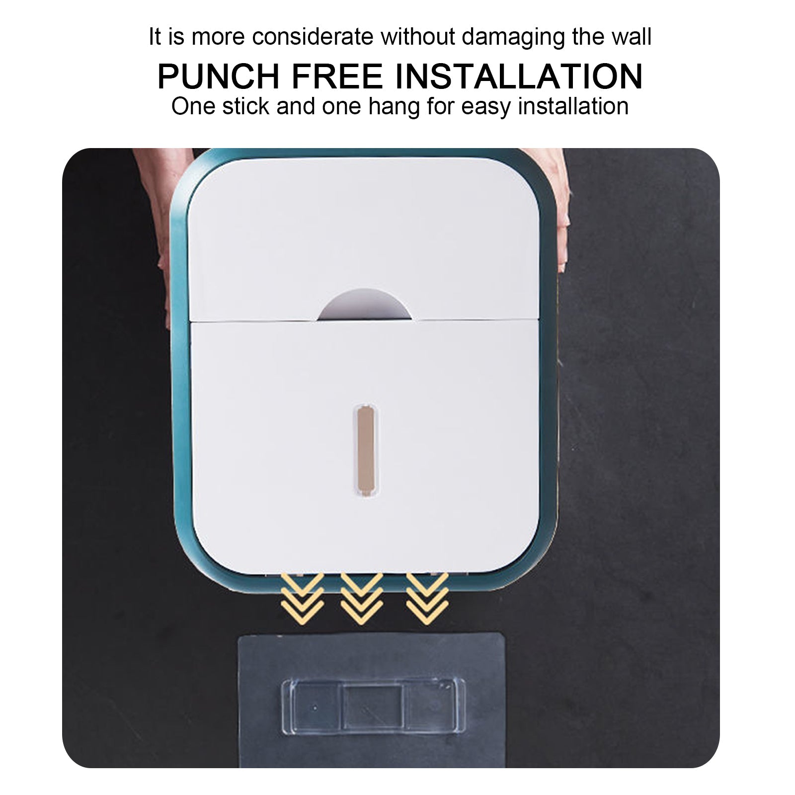 🔥Last Day Sale 50%🔥Punch-free Toilet Paper Holder Box