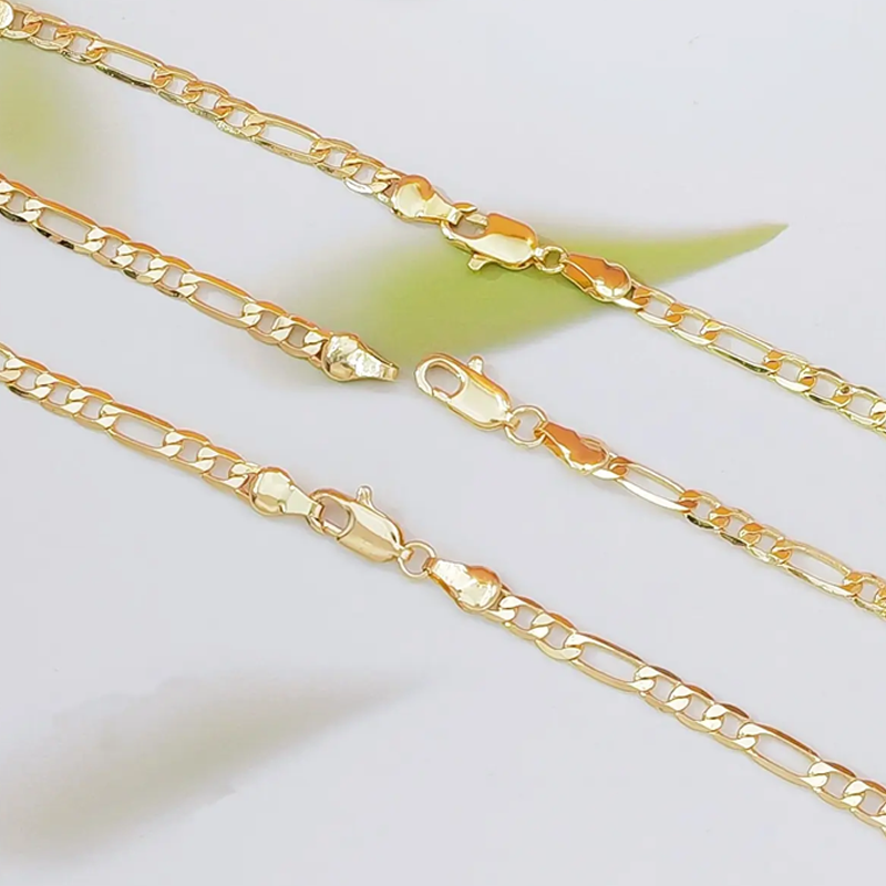 ⌚ BUY 2 GET 1 FREE! 📿 Figaro Link Bracelet for Men & Women – Stainless Steel, Adjustable Length & Unisex Style 💎