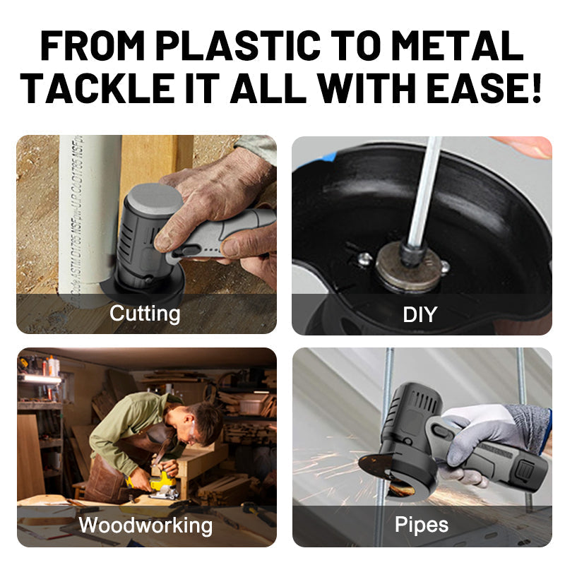 ⚙️ 50% OFF NOW! ✨ 12V Mini Angle Grinder - Compact & Powerful for DIY Projects, Includes Cutting Disc and Safety Guard 🛠️📦