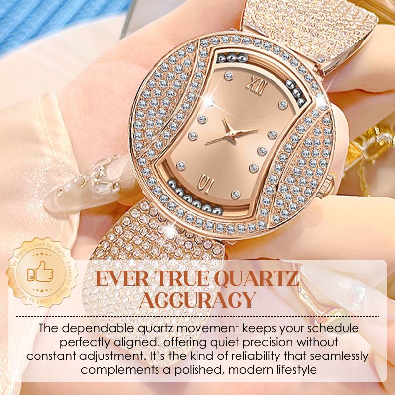 Women’s Elegant Sparkling Rhinestone Quartz Watch