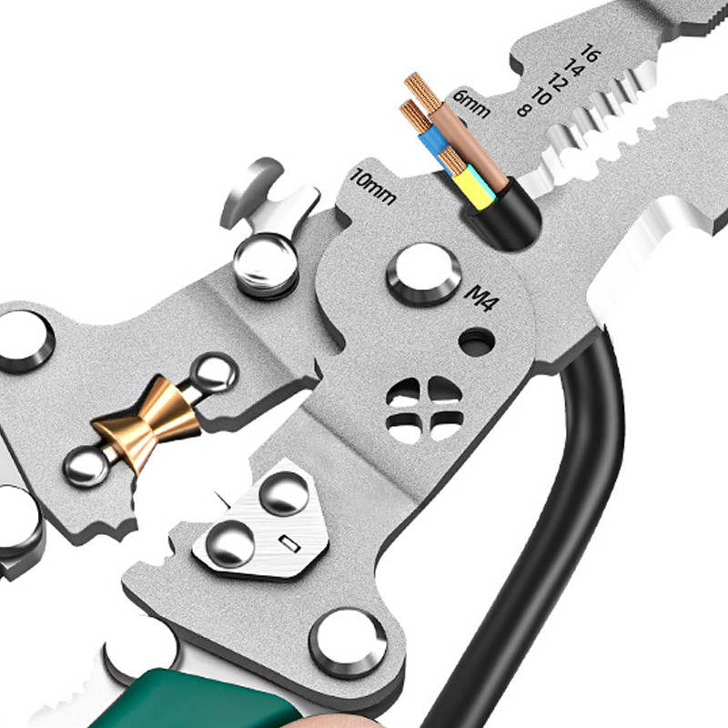 🔥Last day of the limited-time 50% off sale🔥👷‍♂️Multifunctional Foldable Wire Stripping Scissors with Electrical Test👷‍♂️