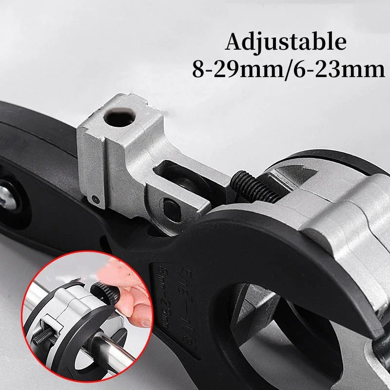 🎁Hot Sale 50% OFF⏳ One-Hand Ratchet Pipe Cutter - Ergonomic Design for Precise Cuts on Copper/Plastic/Aluminum 🛠️📏