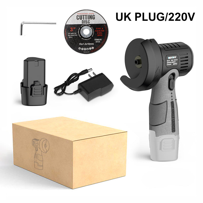 ⚙️ 50% OFF NOW! ✨ 12V Mini Angle Grinder - Compact & Powerful for DIY Projects, Includes Cutting Disc and Safety Guard 🛠️📦