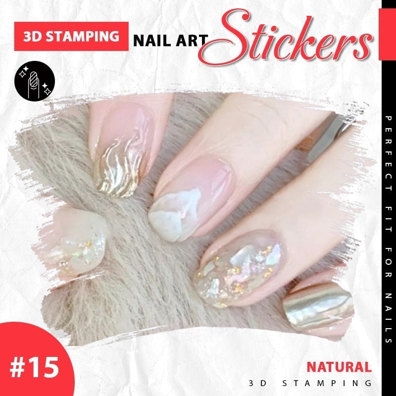 Stickers Ongles 3D