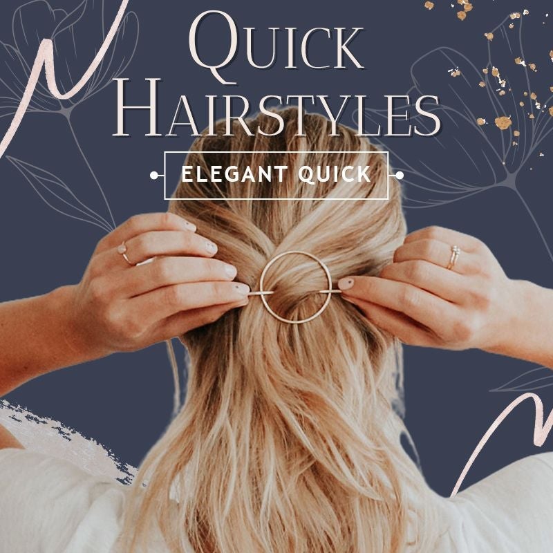 Elegant Quick Hairstyle Hairpins