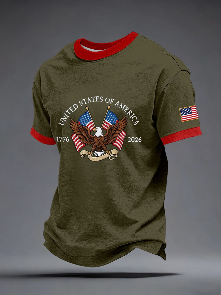 Men's America 1776-2026 Print T-Shirt