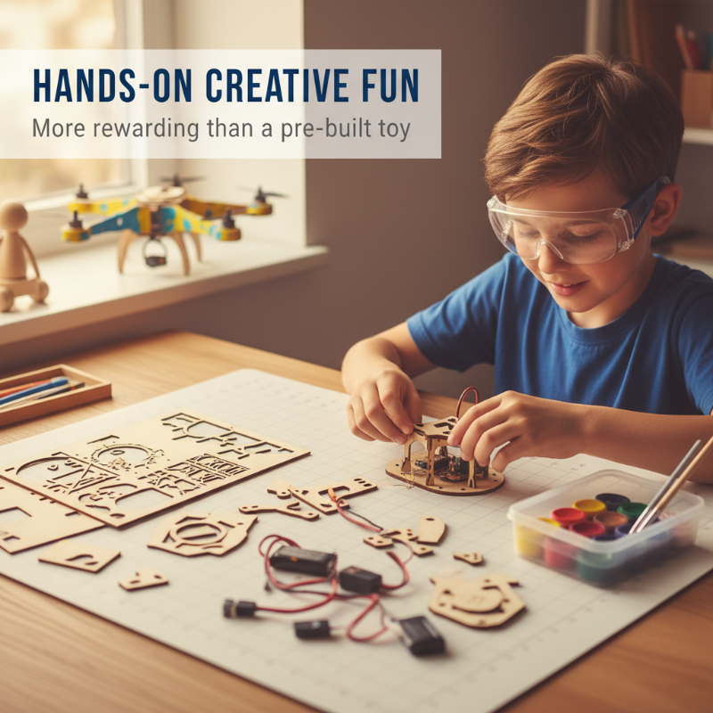 Build Your Own Drone! Kids Love This DIY Wooden Kit 🚁