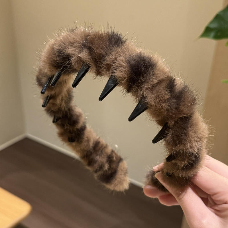 🔥💐Leopard Print Hairband With Teeth（50% OFF）