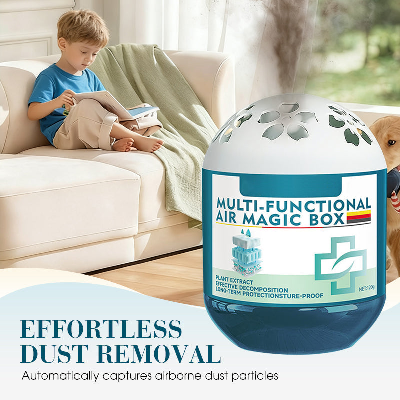 🔥Limited-Time Pre-Sale⏰Indoor Air Purification Dust Removal Magic Box🏠🌿