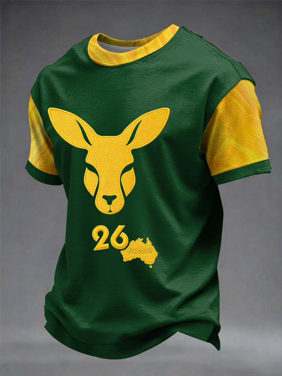 Men's Australian Football lovers short sleeves t-shirt