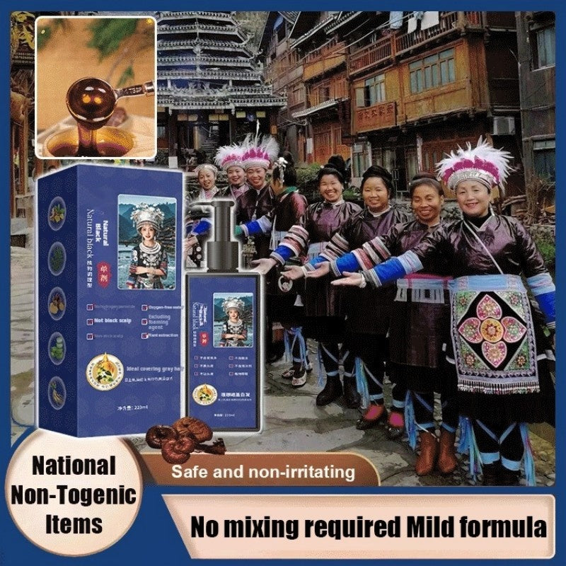 🌿 Botanical Bloom Hair Color✨Gentle on Scalp • Vibrant Gray Coverage