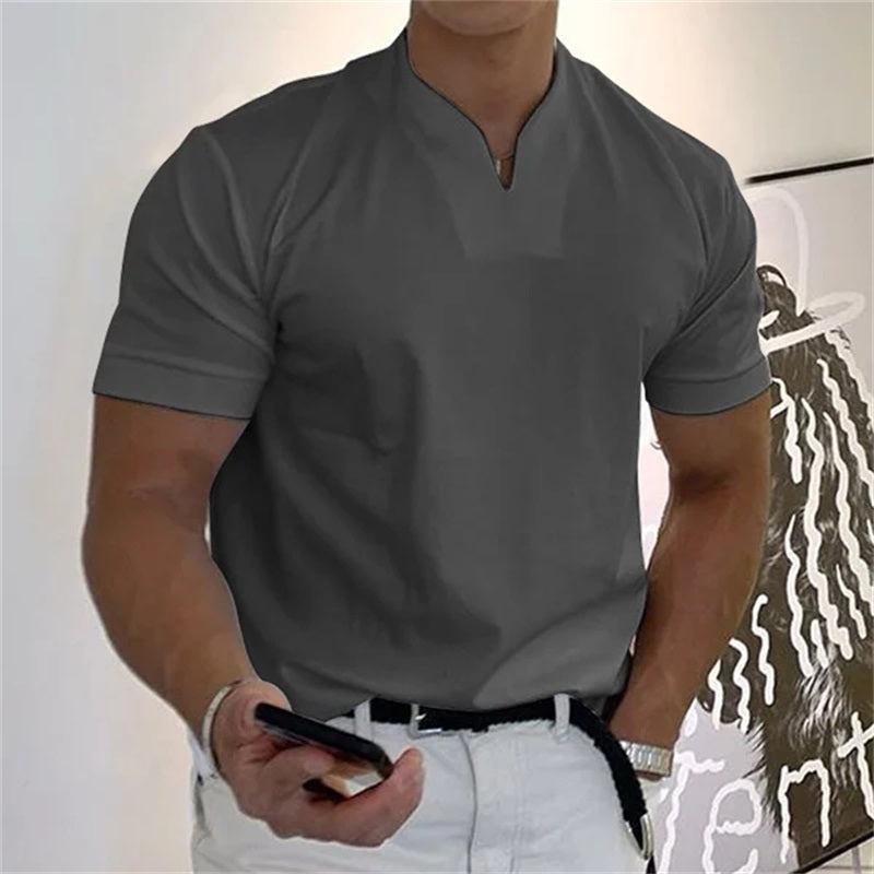 ⏰ Now only 50% off! 💎 Men Gentlemans Business Short Sleeve Fitness T-shirt