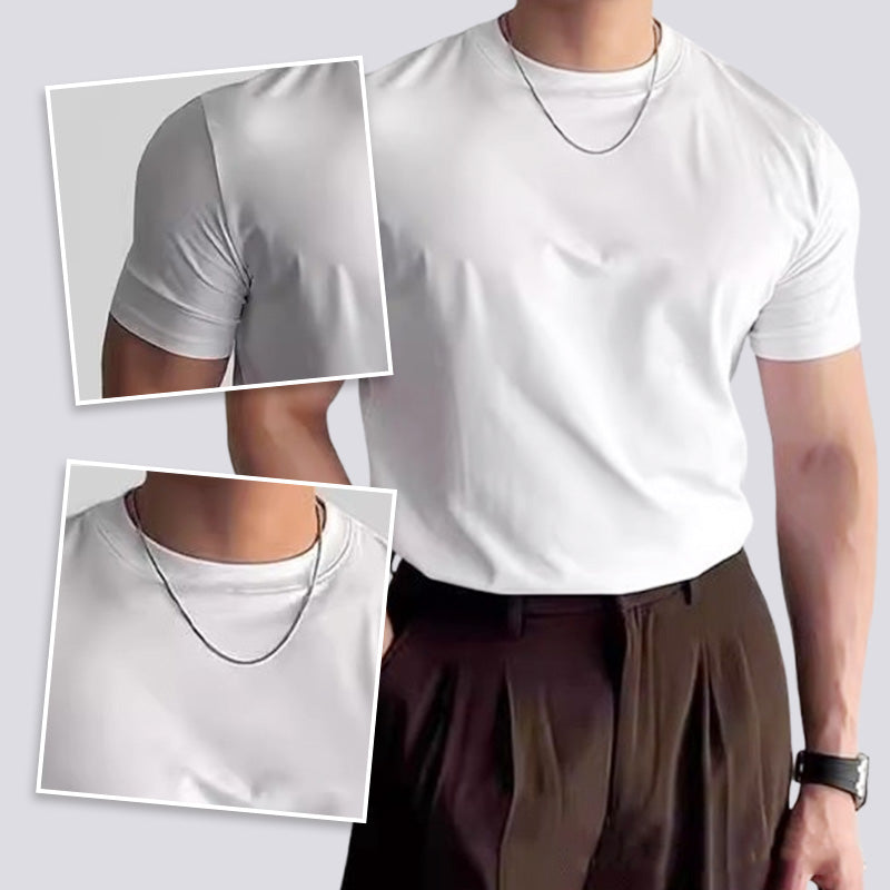 💥 50% Off! Men's Slim Short Sleeve – 80% Users Love This Fit!