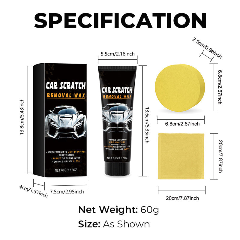 🔥🔧 Repair + Coat in One Step | 2-in-1 Scratch Wax | Shields Paint for Months 🌟【Trending 2026】