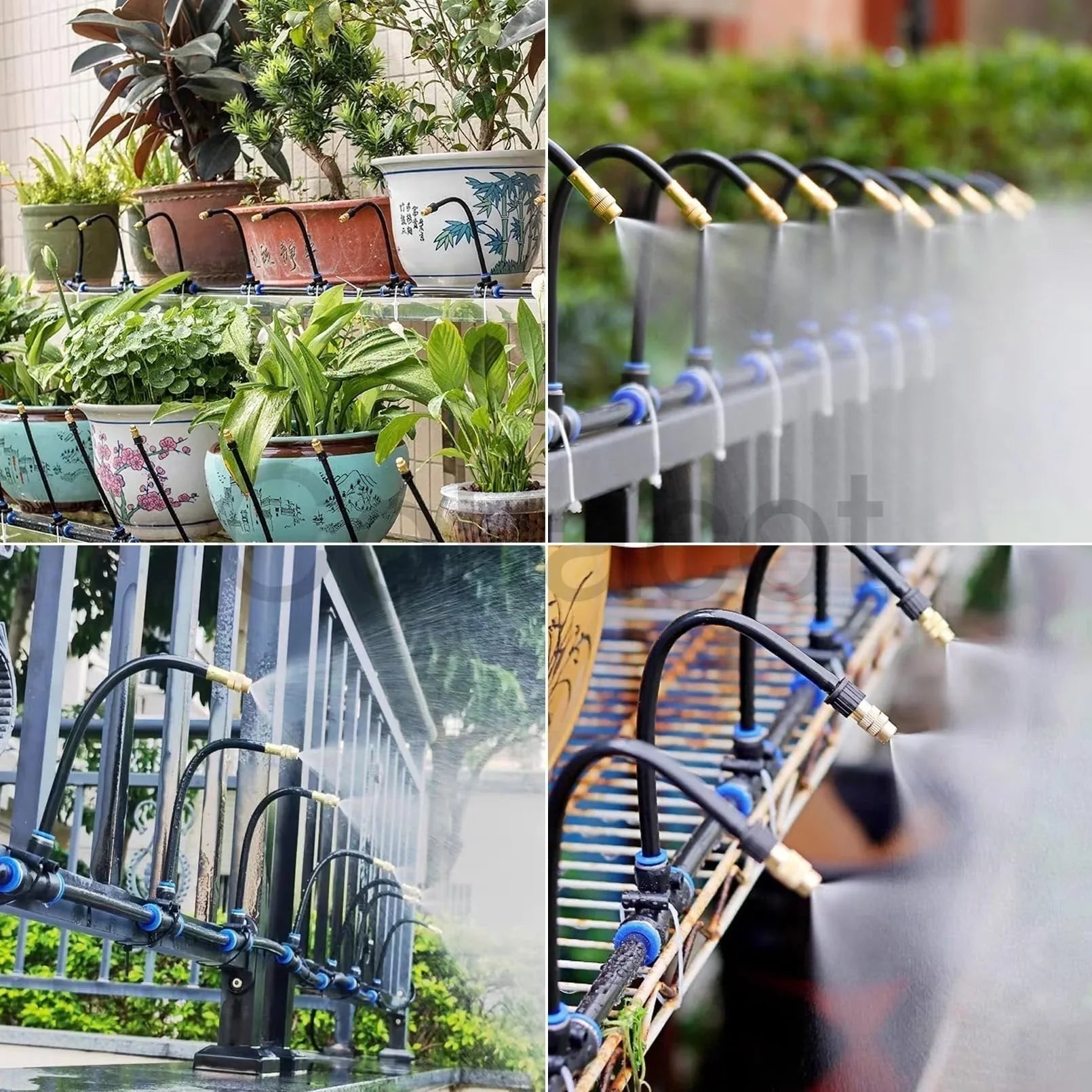 🌱Automatic 360° curved garden irrigation syste