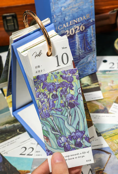 🎨Turn Time Into Art — 2026 Retro Oil Painting Calendar 🎨