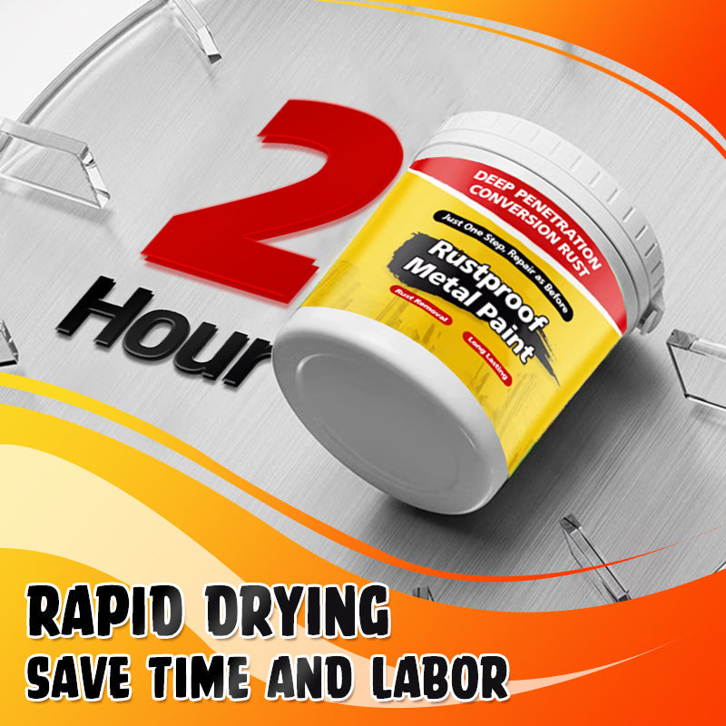 ⏰ Now only 50% off!🔥Rustproof Metal Paint|One tin covers 2.3m²