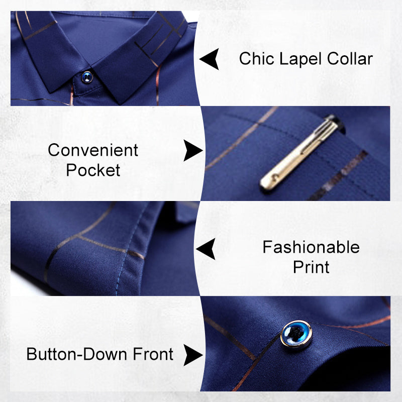 🔥 2026 Best-Seller | Men's Ultra-Thin Non-Iron Shirt | Loved by 10K+ ❤️【50% OFF】