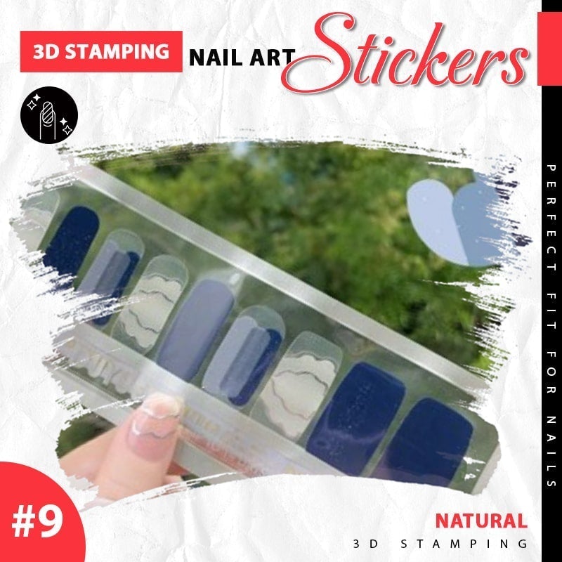 Stickers Ongles 3D