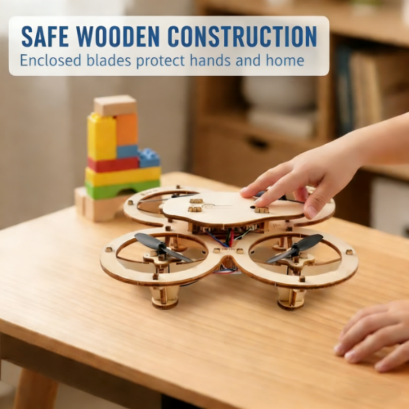 Build Your Own Drone! Kids Love This DIY Wooden Kit 🚁