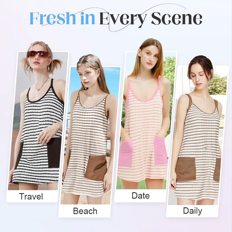 🥳2026 HOT SALE🥳💞50K+ SOLD!🔥👗Women's Sleeveless Summer Dress with Shorts – 2-in-1 effortless style! Built-in shorts for comfort & confidence. Ready in seconds for sunny days🌞🌸